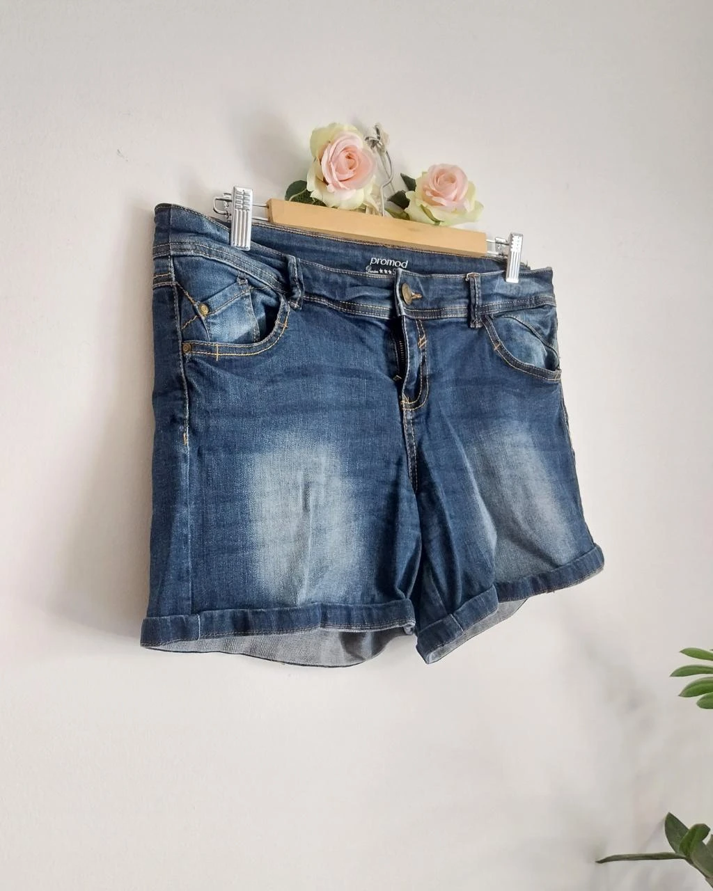 Short en jean stretch Promod Talla 42 – photo 2